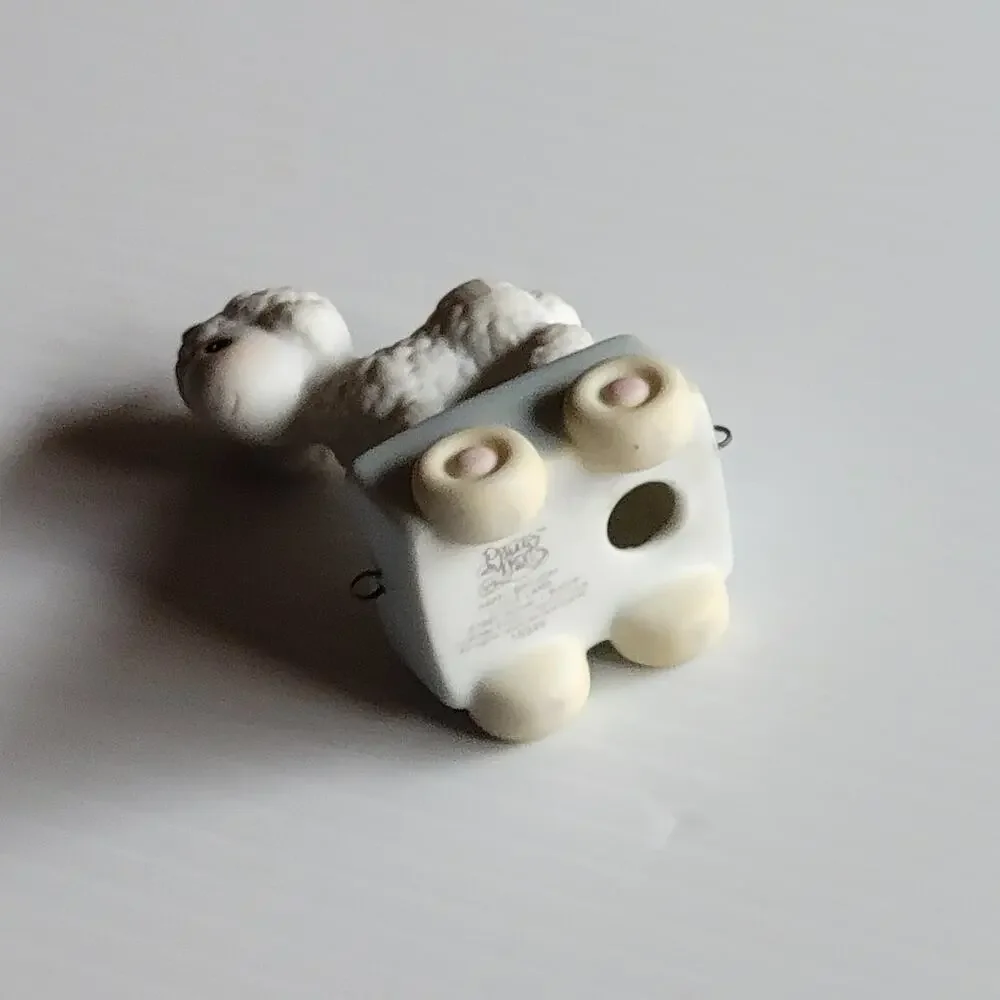 Vtg 1985 Precious Moments Happy Birthday Little Lamb 1st Birthday Train 15946
